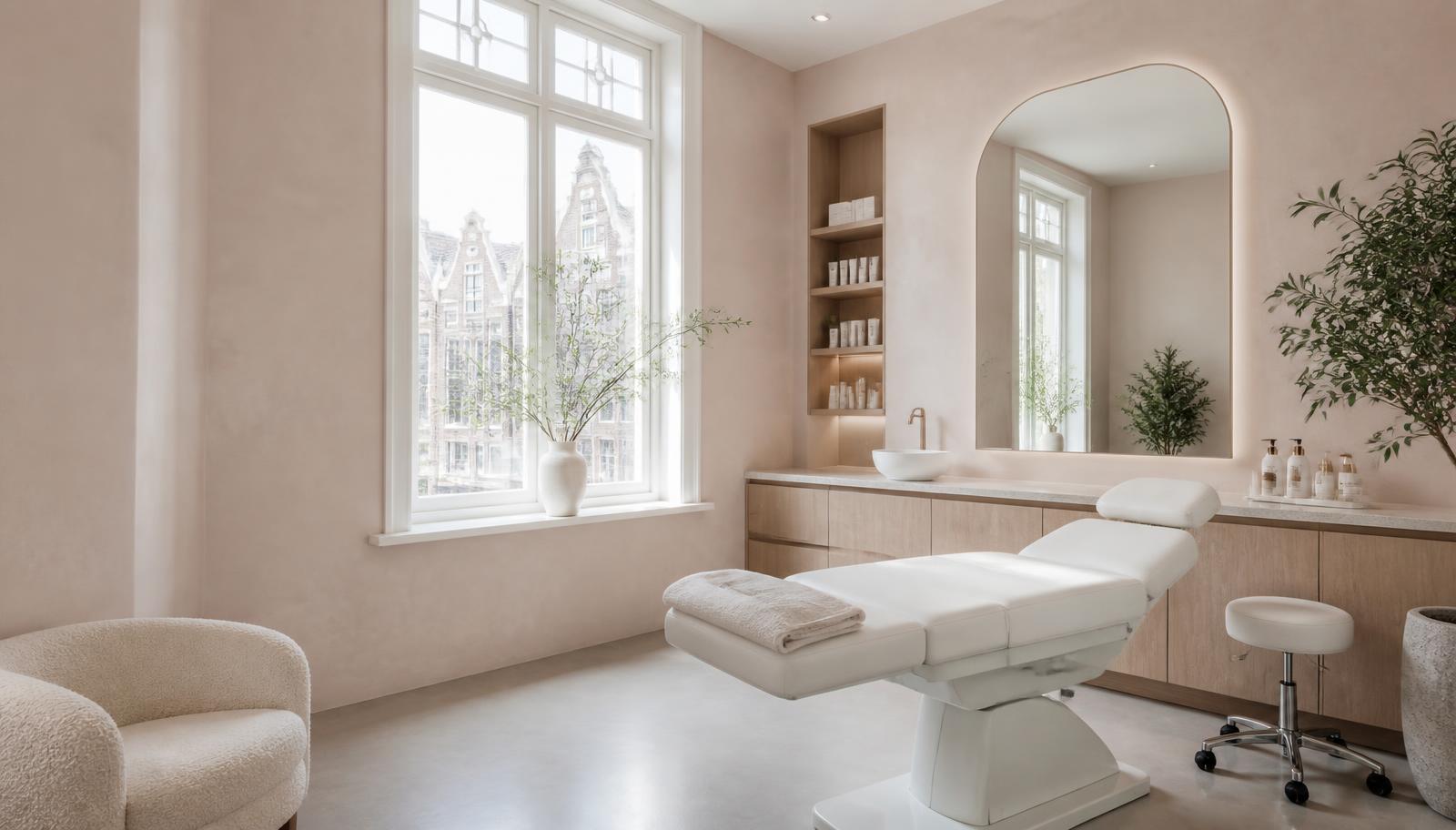 Jasne wnętrze salonu beauty